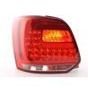 LED taillights set VW Polo 6R from 2009 clear red