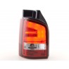 LED taillights set VW T5 03 10 red clear