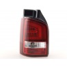 LED taillights set VW T5 03 10 red clear