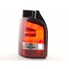LED taillights set VW T5 2010 red clear