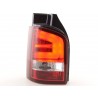 LED taillights set VW T5 2010 red clear