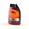 LED taillights set VW T5 2010 red clear