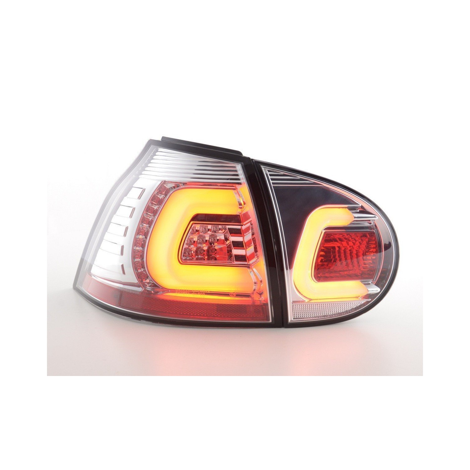 LED taillights set VW Golf 5 03 08 chrome