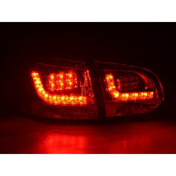 LED taillights set VW Golf 6 type 1K 2008 2012 clear red for right hand drive