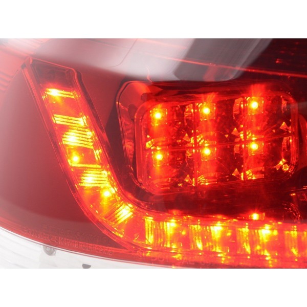 LED taillights set VW Golf 6 type 1K 2008 2012 clear red for right hand drive