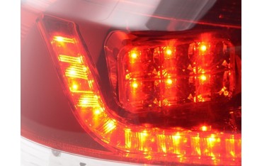 LED taillights set VW Golf 6 type 1K 2008 2012 clear red for right hand drive