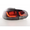 LED taillights set VW Golf 6 type 1K 2008 2012 red black for right hand drive