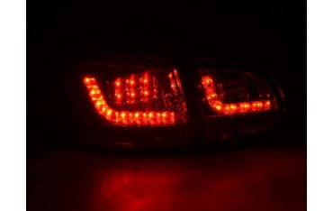 LED taillights set VW Golf 6 type 1K 2008 2012 red black for right hand drive
