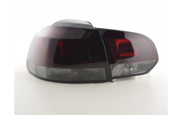 LED taillights set VW Golf 6 type 1K 2008 2012 red black for right hand drive