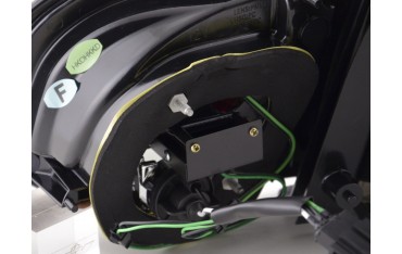 LED taillights set VW Golf 6 type 1K 2008 2012 red black for right hand drive