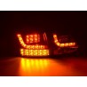 LED taillights set VW Golf 6 type 1K 2008 2012 black with LED indicators for right hand drive