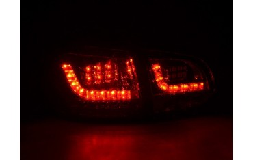 LED taillights set VW Golf 6 type 1K 2008 2012 red black with LED indicators for right hand drive