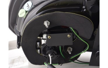 LED taillights set VW Golf 6 type 1K 2008 2012 red black with LED indicators for right hand drive