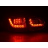 LED taillights set VW Golf 6 type 1K 2008 2012 black with LED indicators for right hand drive