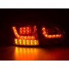 LED taillights set VW Golf 6 type 1K 2008 2012 black with LED indicators for right hand drive