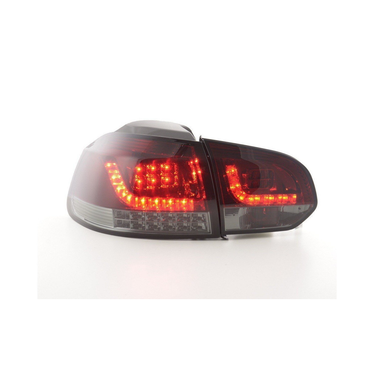 LED taillights set VW Golf 6 1K 08 13 red black