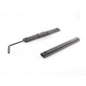 Universal rails for sports seats with adjusting lever