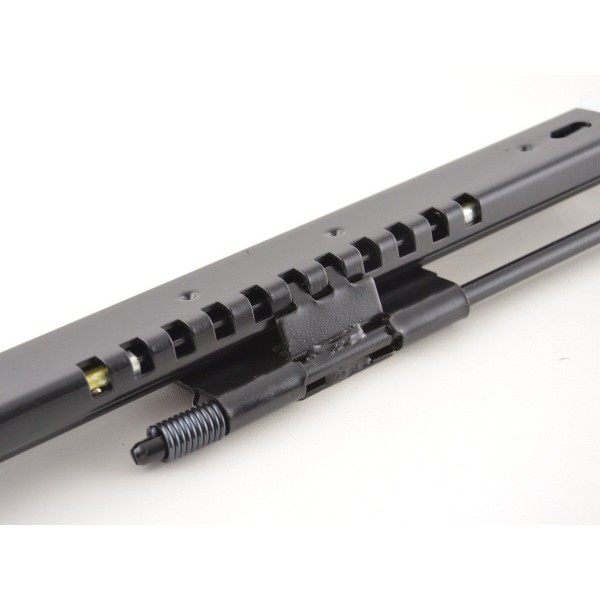 Universal rails for sports seats with adjusting lever