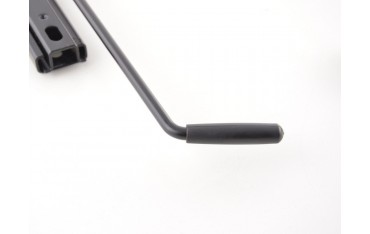 Universal rails for sports seats with adjusting lever