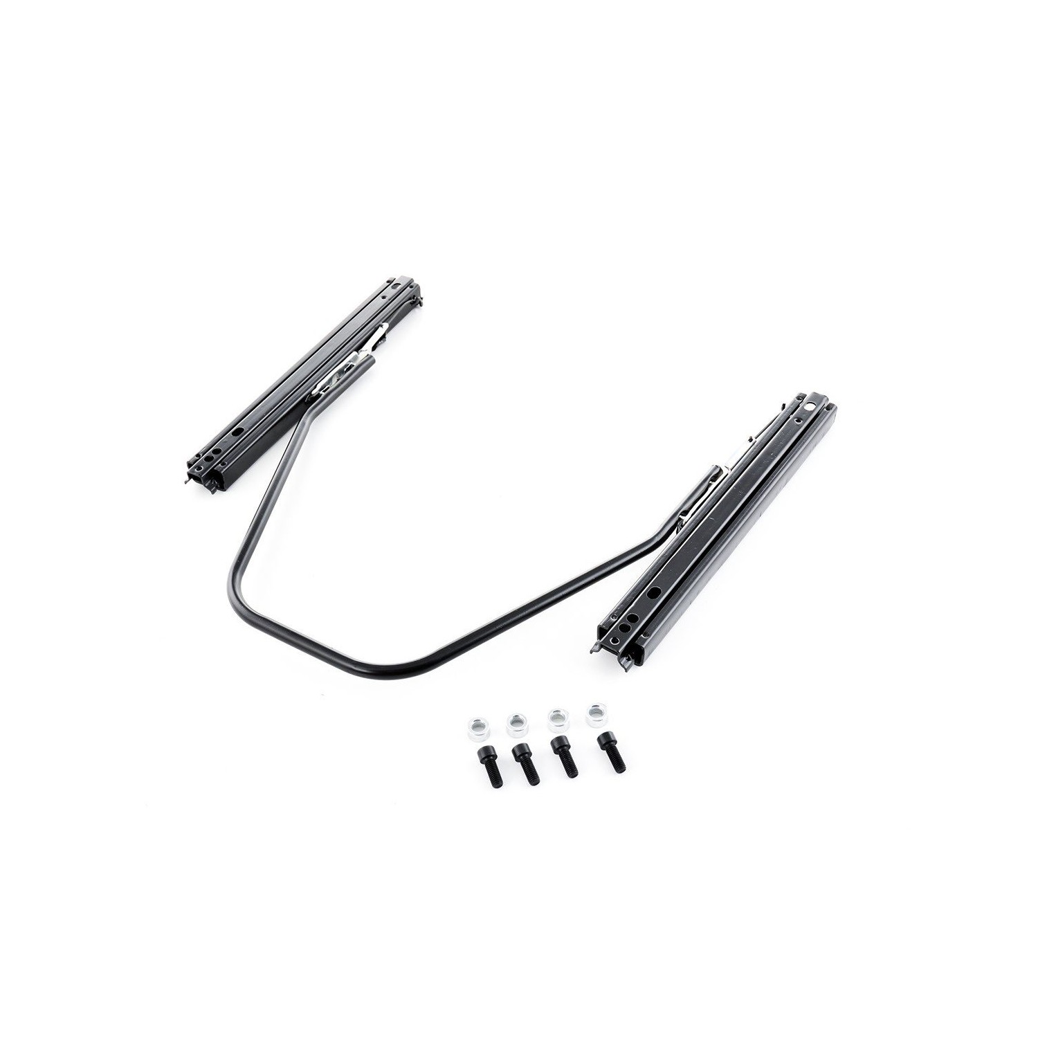 Running rails for sports seats universal with adjustment bracket