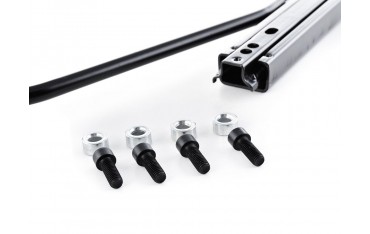 Running rails for sports seats universal with adjustment bracket