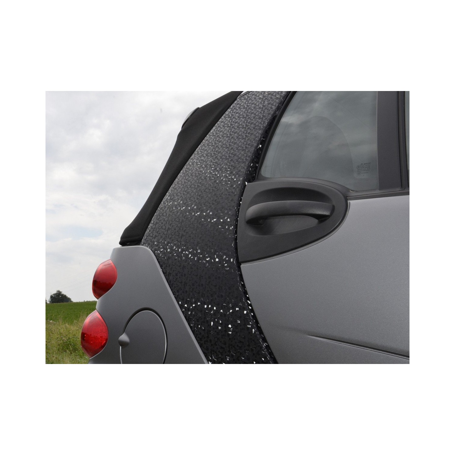 Auto film 3D black self adhesive 1 roll 05m x 2m