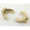 Spring tensioner set for McPherson struts exchangeable clamping plates