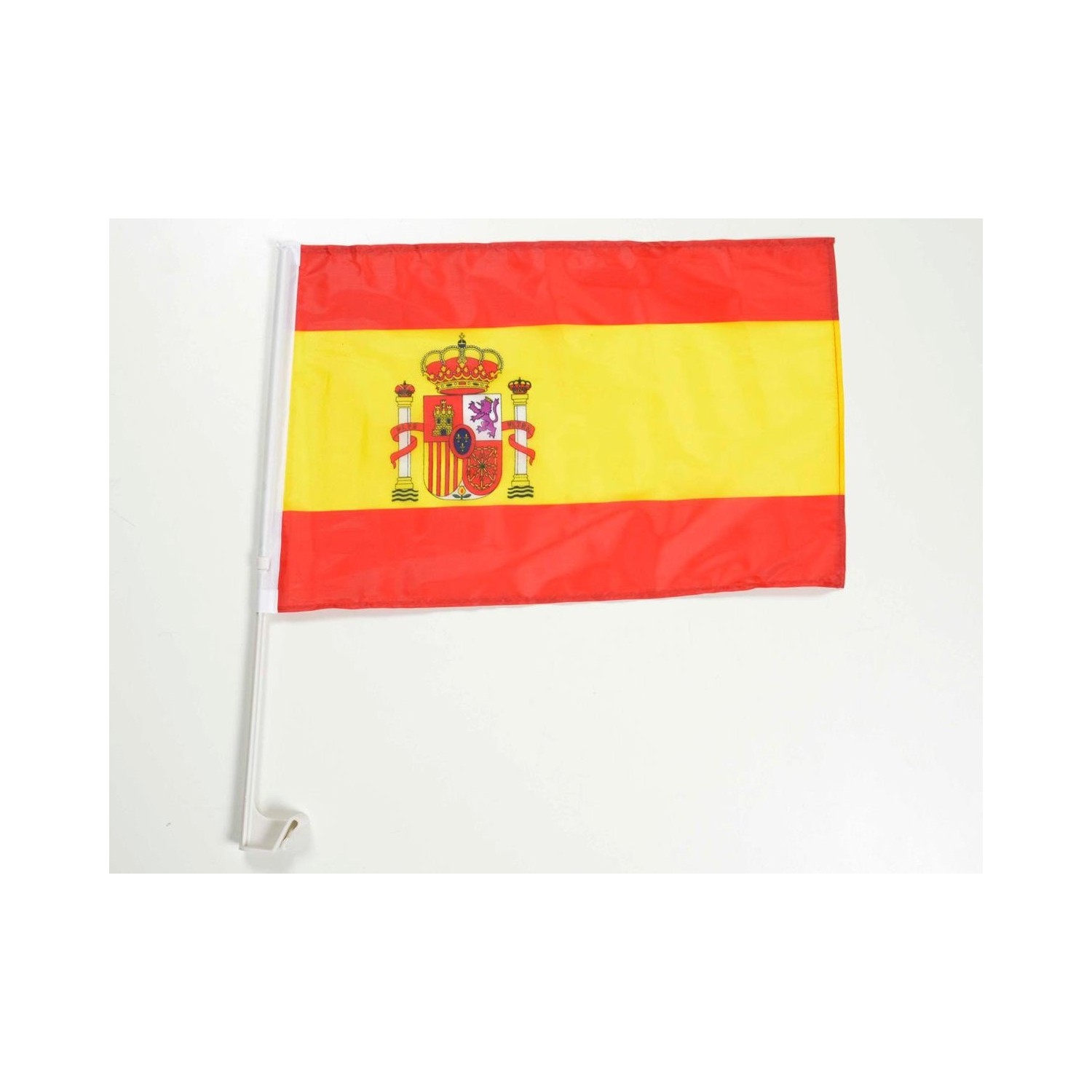 Car flag Car flag Spain flag with bracket for side window 30x45cm