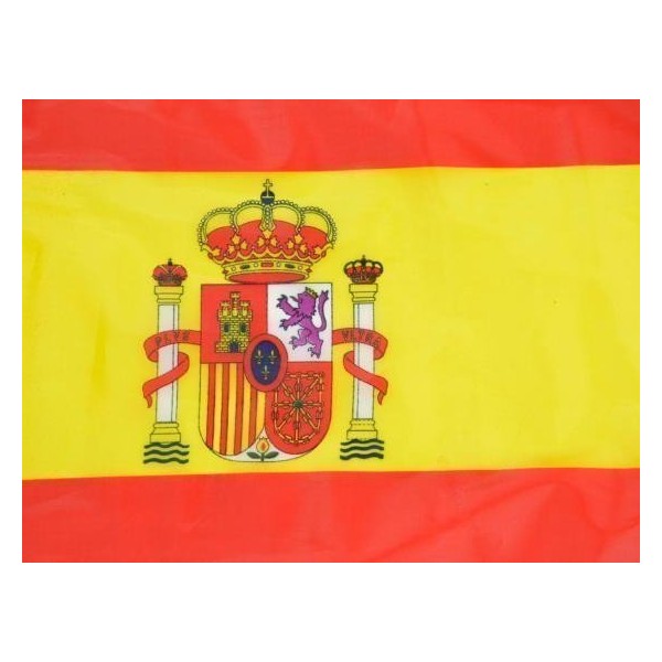 Car flag Car flag Spain flag with bracket for side window 30x45cm