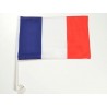 Car flag Car flag France flag with bracket for side window 30x45cm