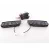 LED light set universal with external switch chrome