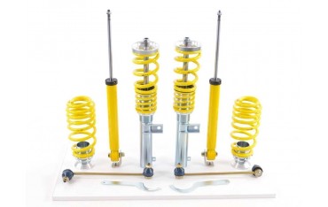 FK hardness adjustable coilover kit Audi A3 8P 8PA quattro 2003 2012 with 50mm strut