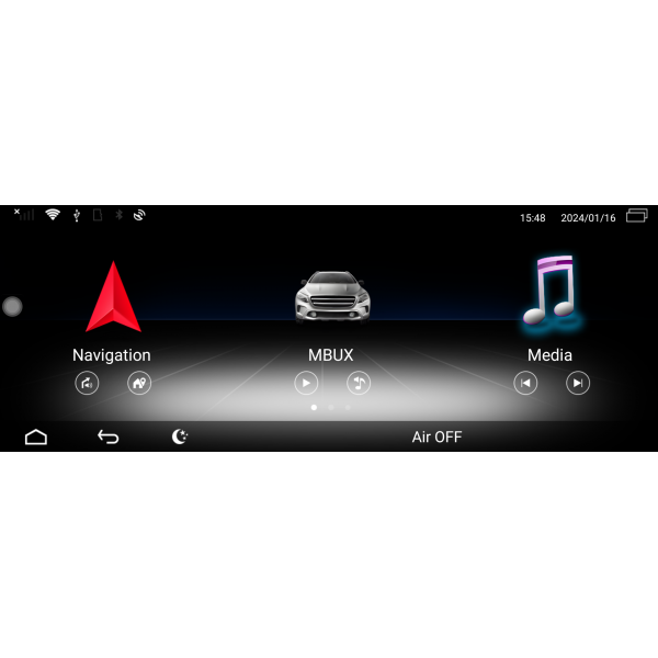 Pantalla 10.25" GPS Mercedes Benz GT Coupé 8GB RAM Android 13 4G LTE TR3932
