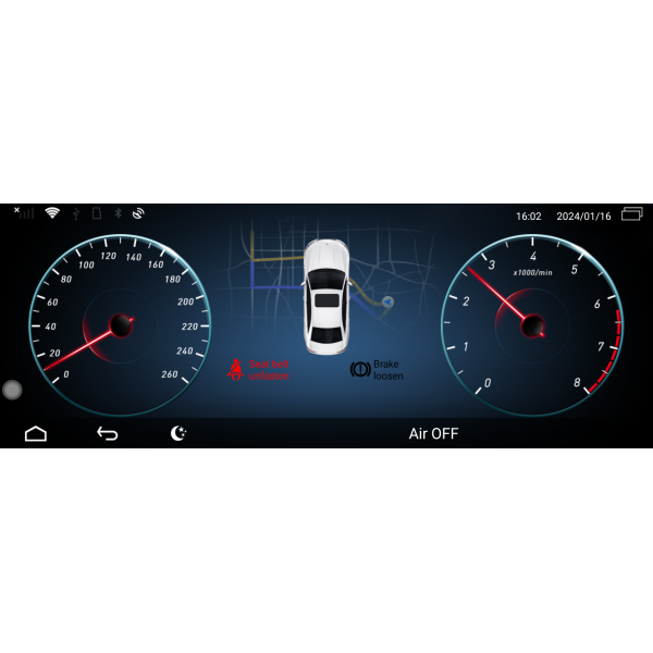 Head unit 10.25" GPS Mercedes Benz GT Coupé 8GB RAM Android 13 TR3932