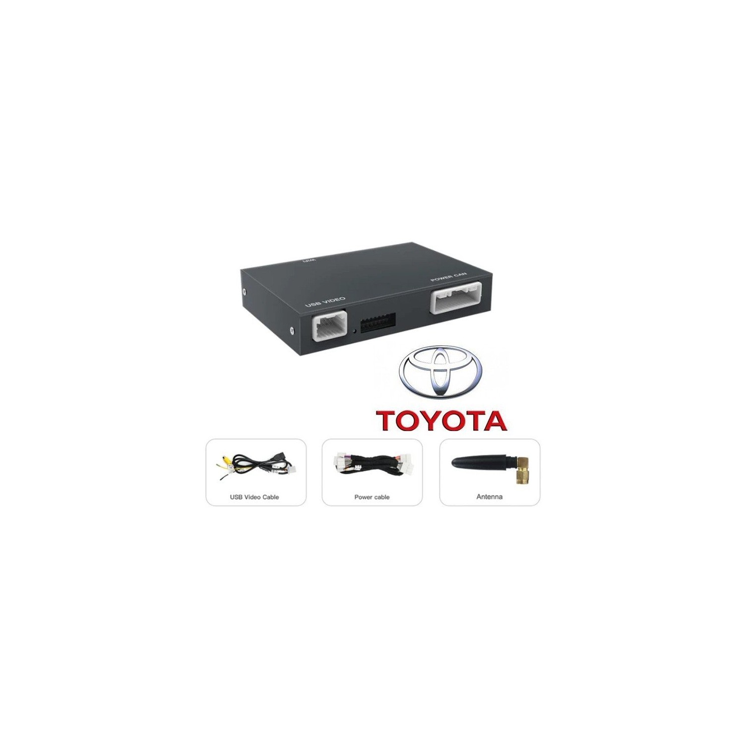 Interface Carplay & Android Auto Toyota wireless TR3936