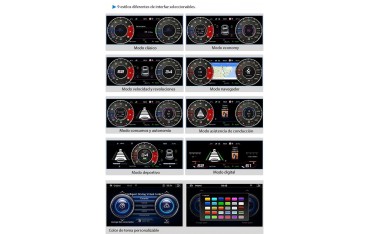 Digital instrument cluster cockpit Volkswagen Passat B6 / B7 / CC TR3944