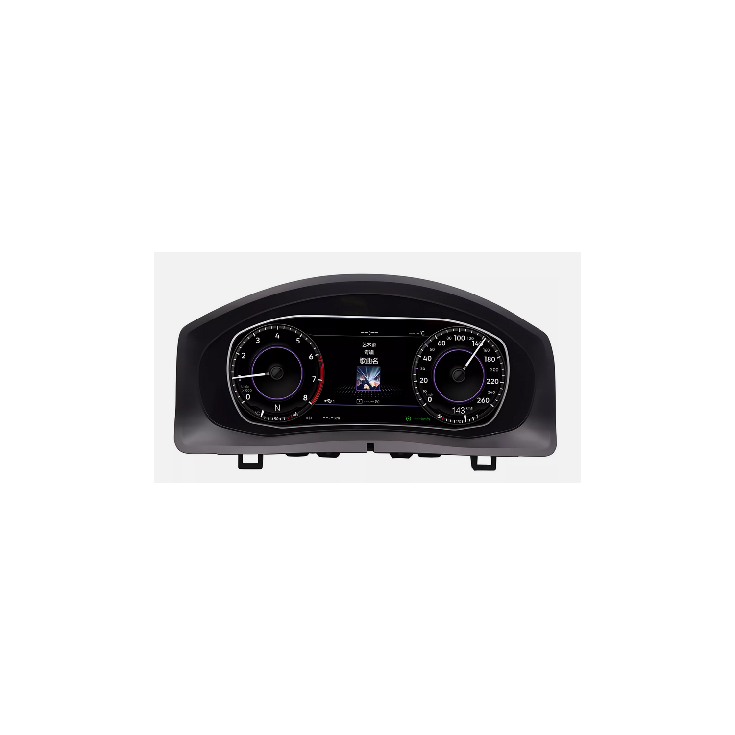 Digital instrument cluster cockpit Volkswagen Tiguan TR3945