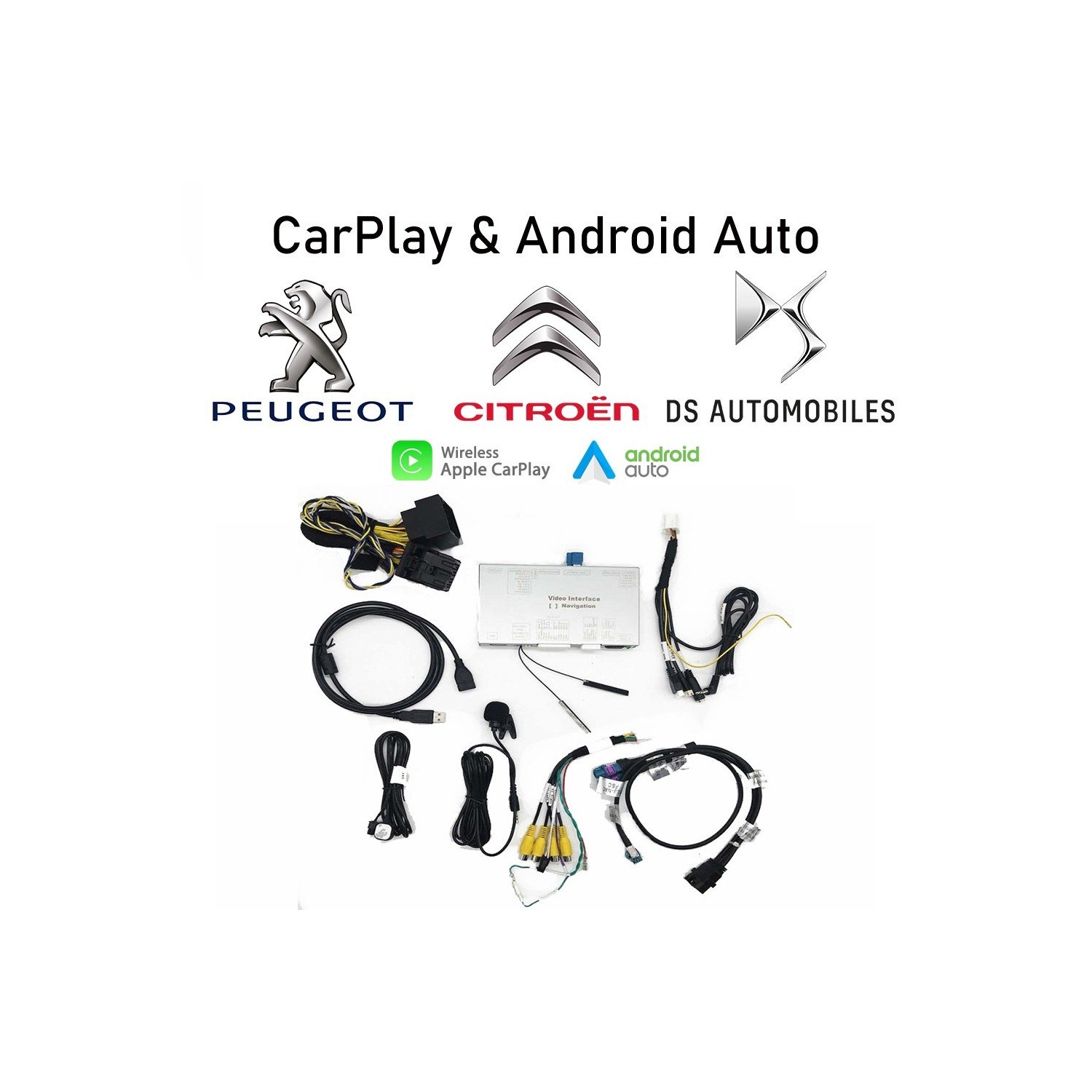 Módulo Carplay y Android Auto Peugeot / Citroen / DS SMEG TR3549