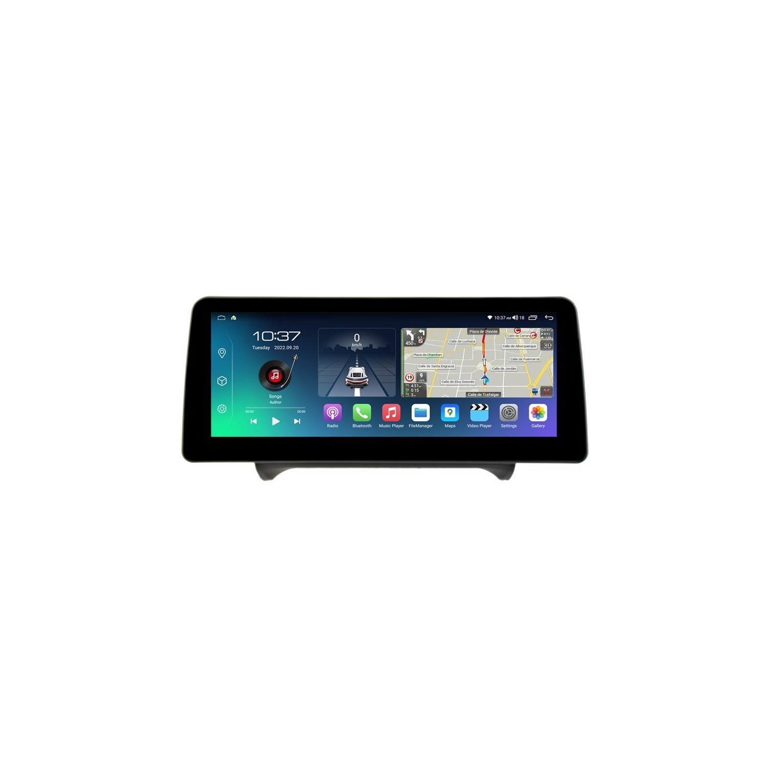 Head unit ultra thin screen 12.3" GPS Audi TT MK2 2006 - 2014 Android 13 TR3957