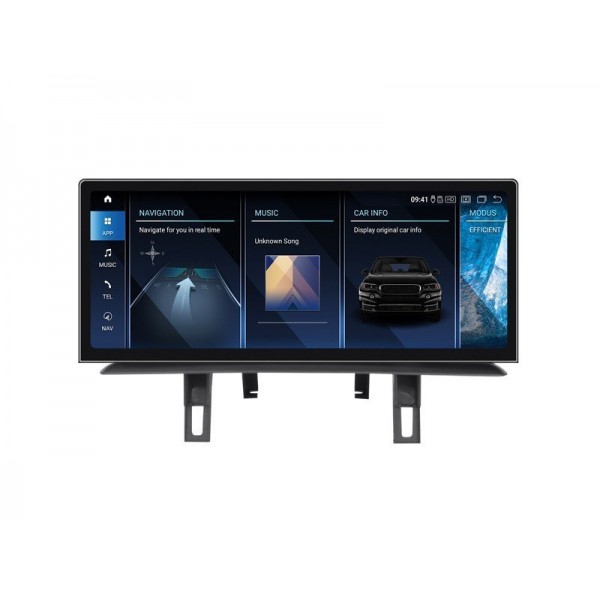 Head unit ultra thin screen 12.3" GPS BMW E81 E82 E87 E88 2006 - 2012 Android 13 TR3958