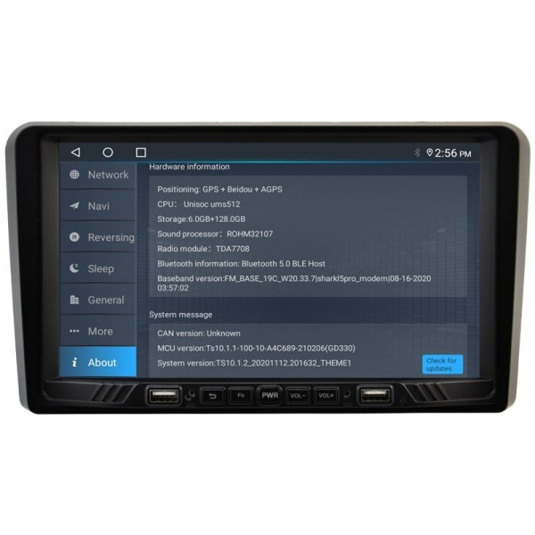 Navegador GPS Audi A3 8P 2003 - 2012 ANDROID 13 TR3960