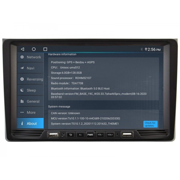 Navegador GPS Audi A4 8H 2002 - 2008 ANDROID 14 TR4001