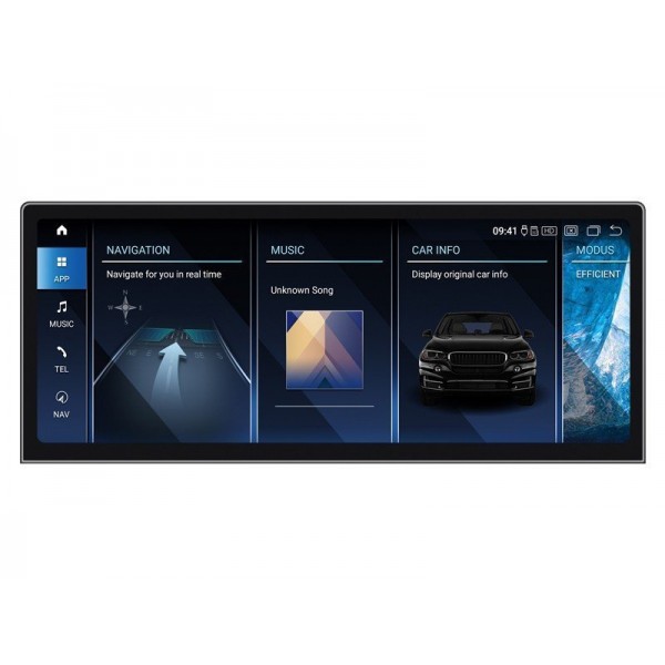 Head unit ultra thin screen 12.3" GPS  Android BMW 5 series E60 2004 - 2010 TR3961