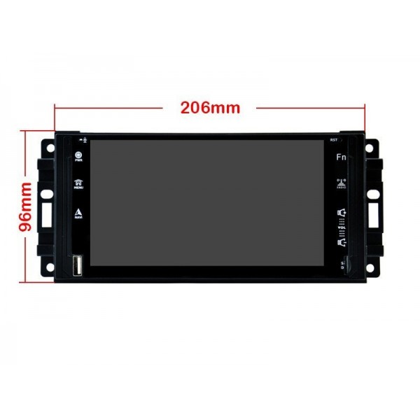 Navegador GPS Jeep Wrangler 1999 - 2014