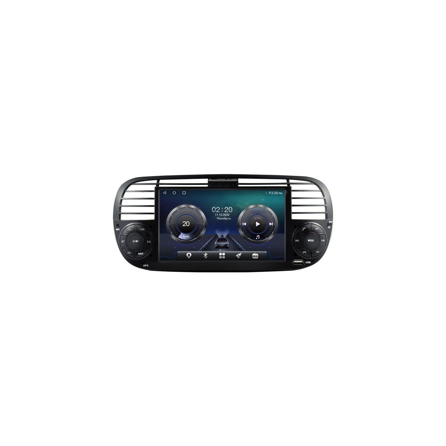 Special head unit Android Fiat 500 2010 - 2015