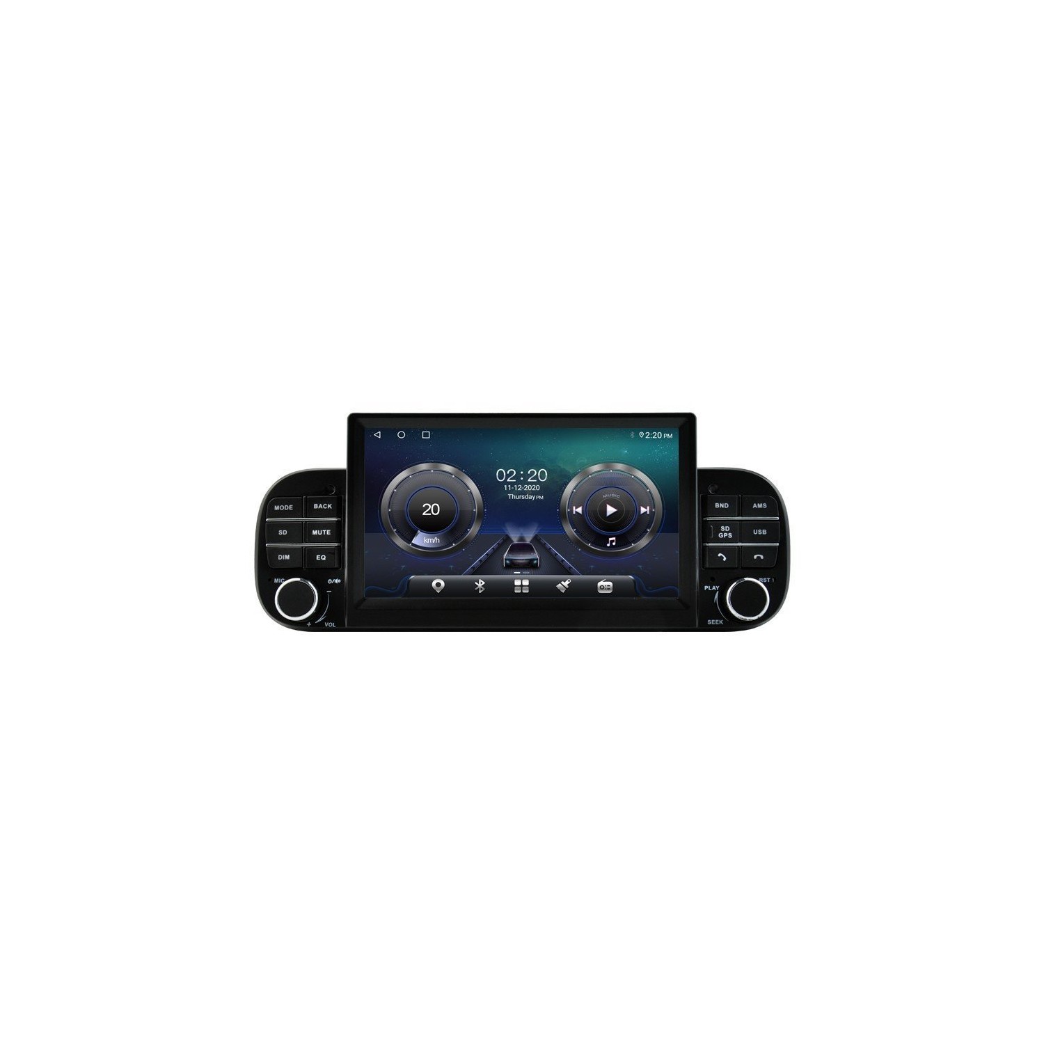 GPS navigator radio compatible with  Fiat PANDA 2013 - 2020
