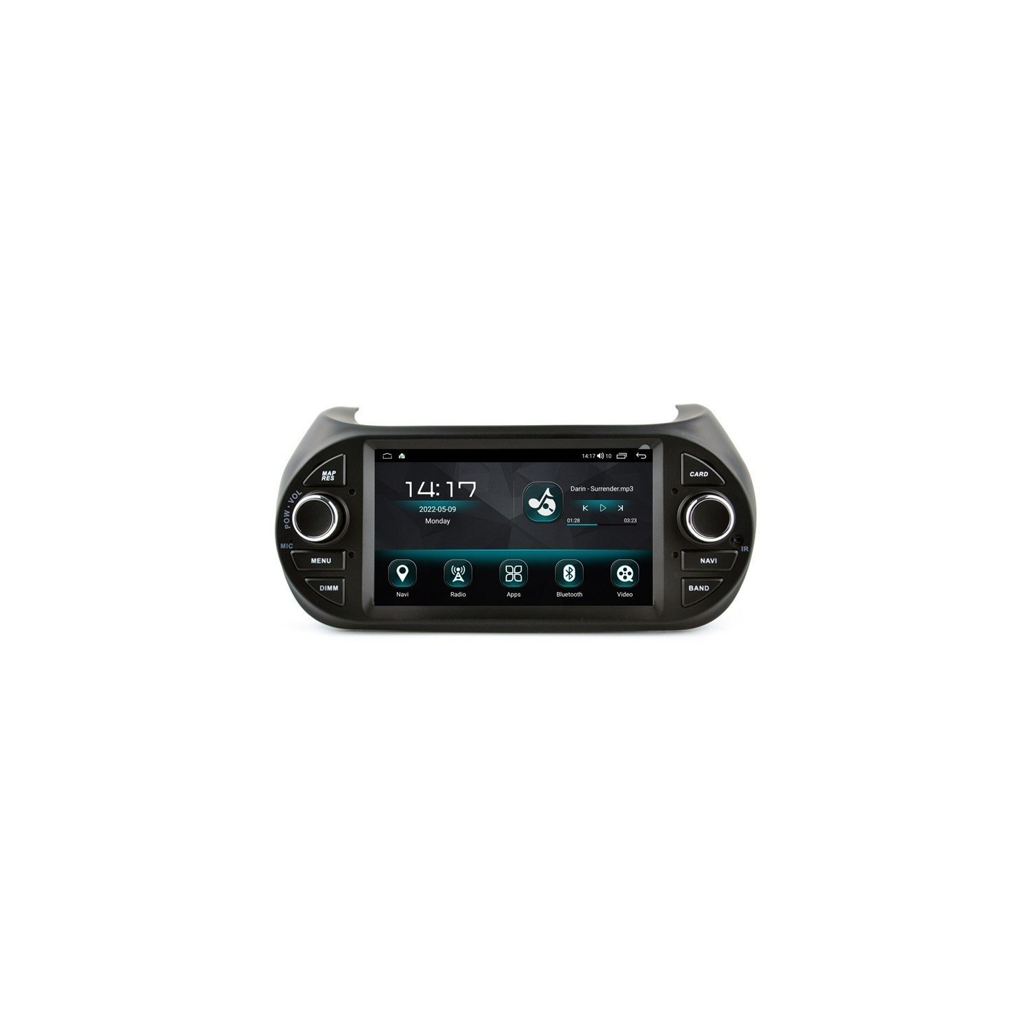 Radio head unit Fiat Fiorino, Fiat Qubo, Citroen Nemo, Peugeot Bipper 2008 - 2017 ANDROID 14 TR4011