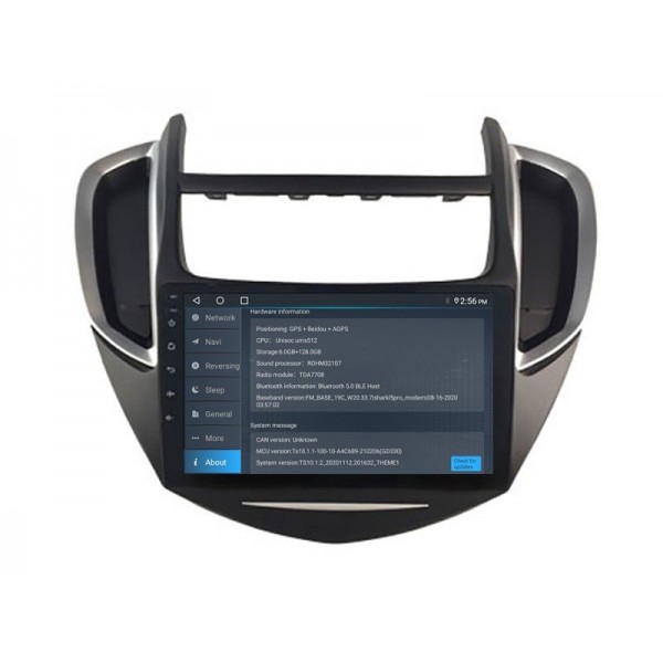 Radio GPS head unit Chevrolet Tracker 3 TRAX 2013 - 2016 screen 10.1 Android 14 TR4017