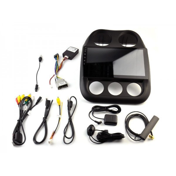 Radio navegador GPS Jeep Compass Patriot 2009-2016 pantalla 10.1 Android 14 TR4021