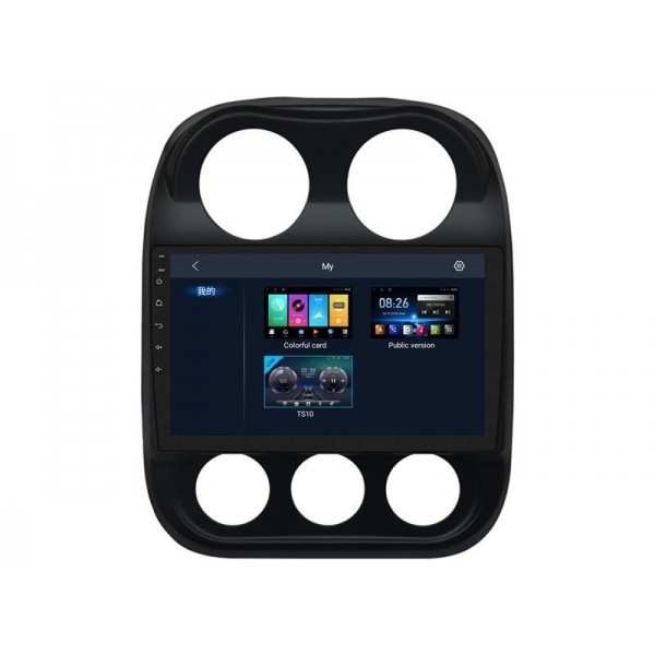 Radio navegador GPS Jeep Compass Patriot 2009-2016 pantalla 10.1 Android 14 TR4021